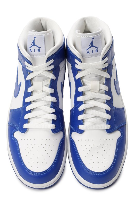 Кеды Air Jordan 1 Mid Kentucky Blue | Nike | Синий - 2