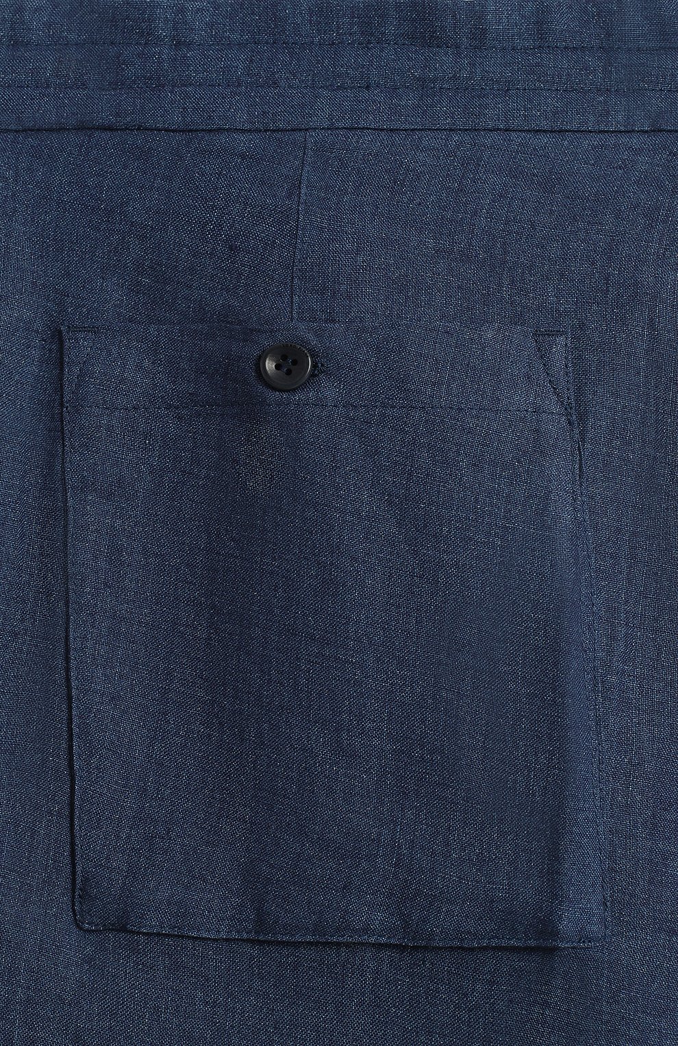 Льняные брюки | Loro Piana | Синий - 4