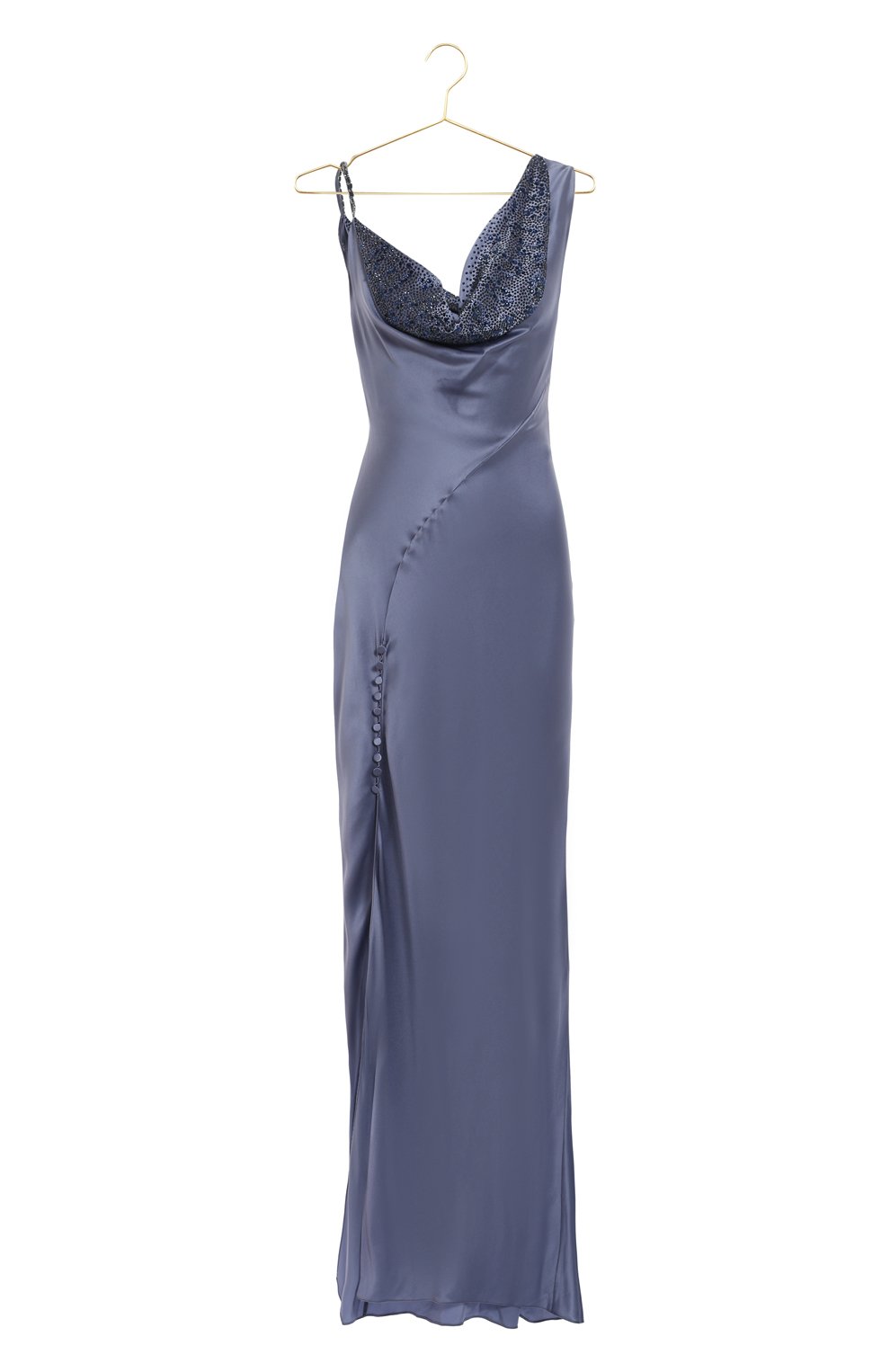 Шелковое платье | Roberto Cavalli | Голубой - 1
