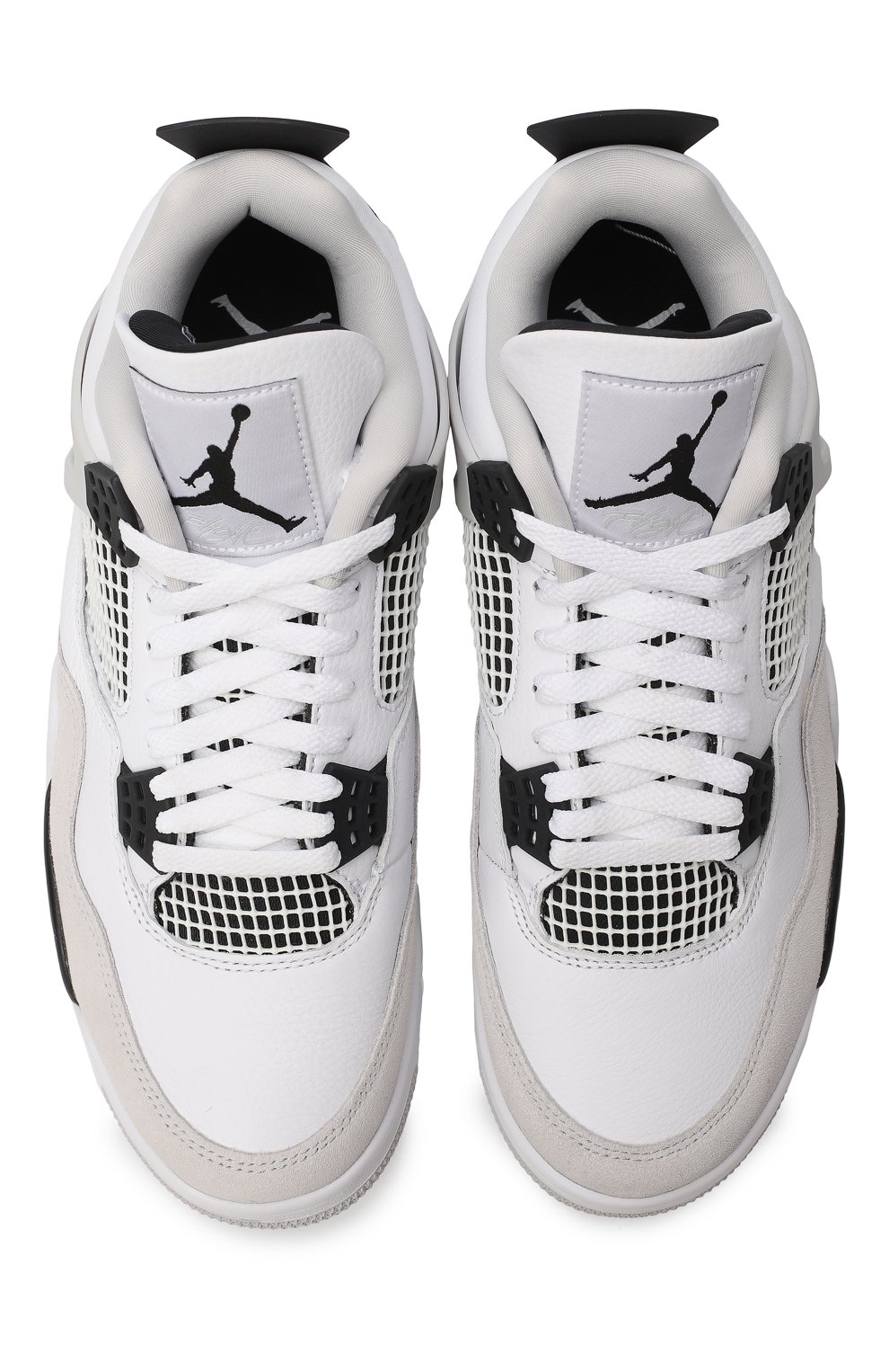 Кеды Air Jordan 4 Retro Military Black | Nike | Чёрно-белый - 2