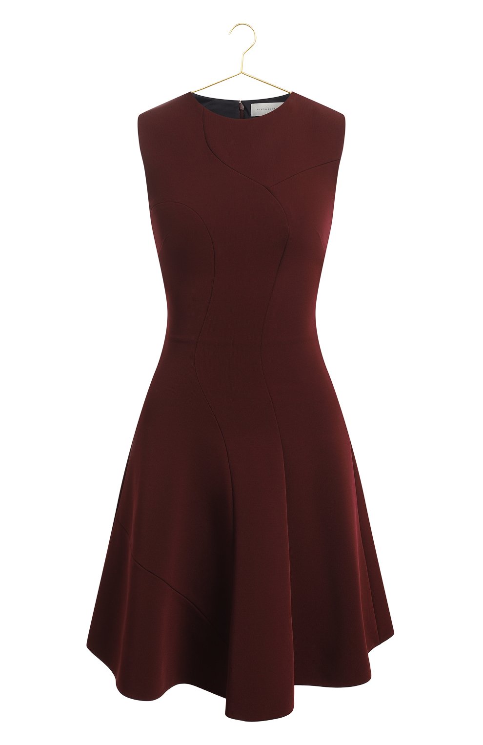 Платье из вискозы | Victoria Beckham | Бордовый - 1