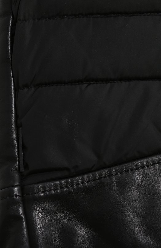 Кожаный жилет | Moncler | Чёрный - 3