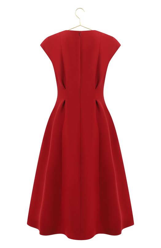 Платье из шерсти и шелка | Fendi | Красный - 2