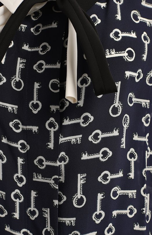 Шелковая блузка | Louis Vuitton | Синий - 3