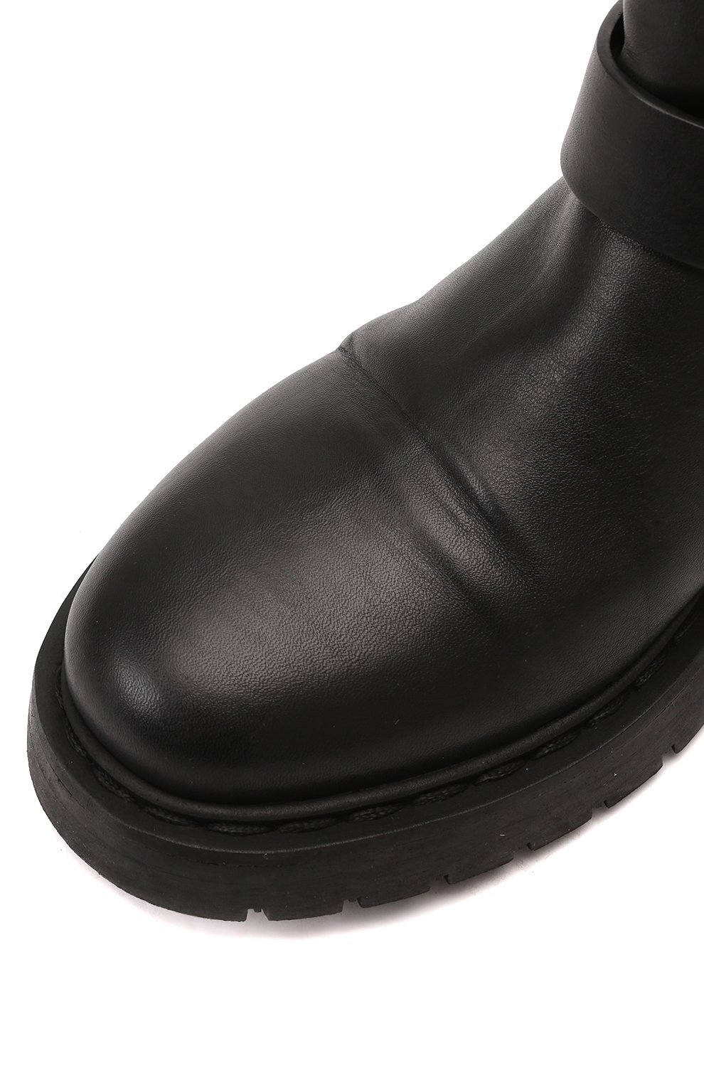 Кожаные ботинки Rockstud Spike | Valentino | Чёрный - 8