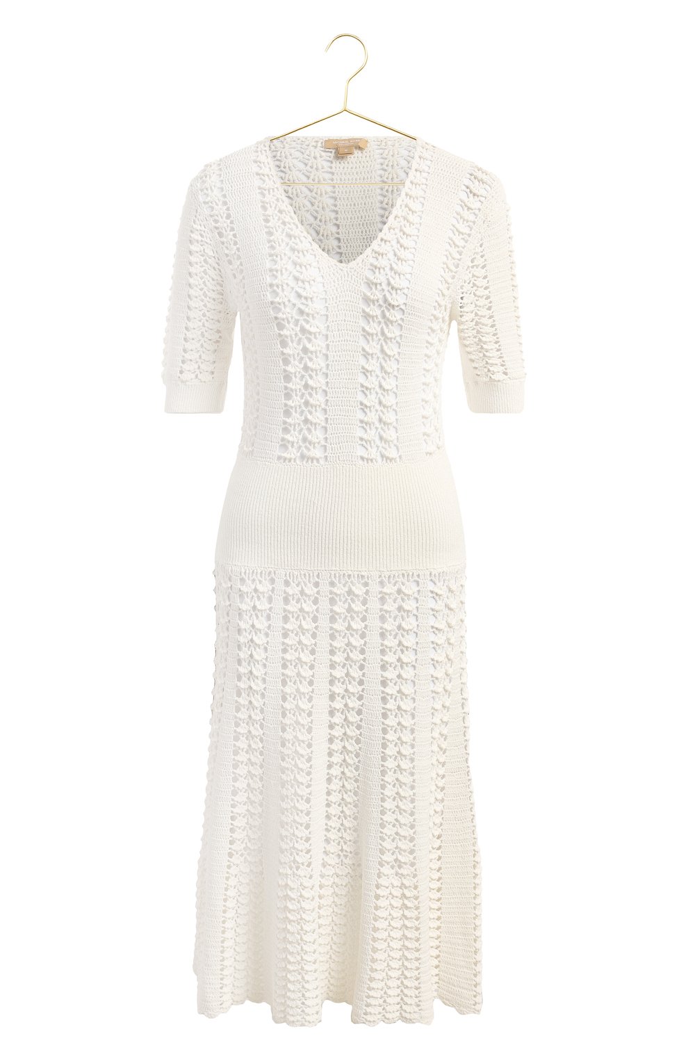 Платье из вискозы | Michael Kors Collection | Белый - 1