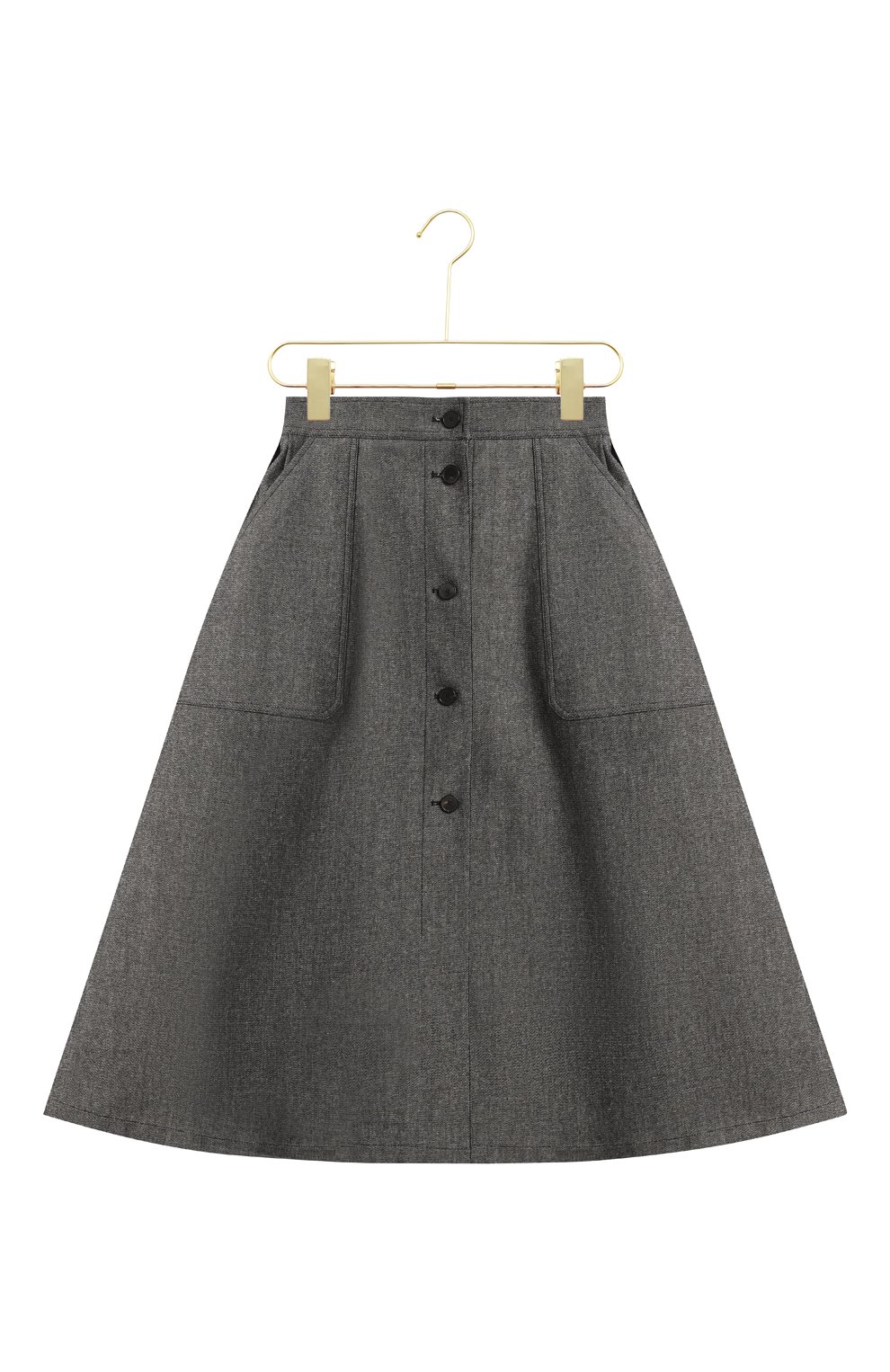 Хлопковая юбка | Dior | Серый - 1