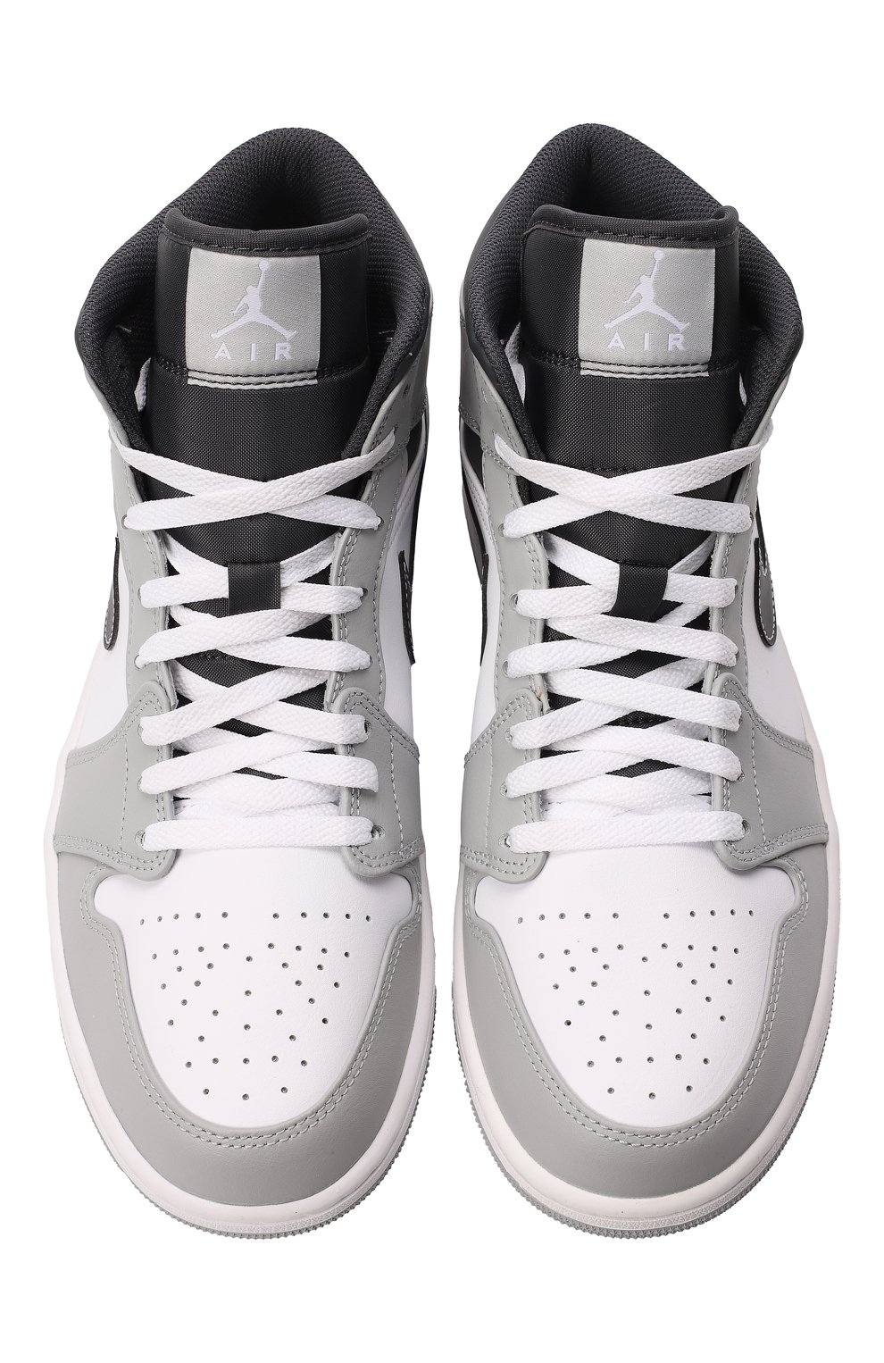 Кеды Air Jordan 1 Mid GS "Light Smoke Grey Anthracite" | Nike | Серый - 2