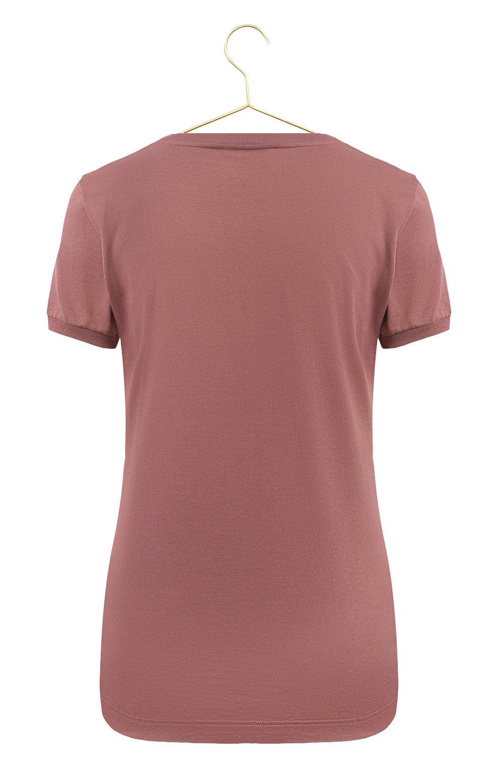 Хлопковая футболка | Dolce & Gabbana | Розовый - 2
