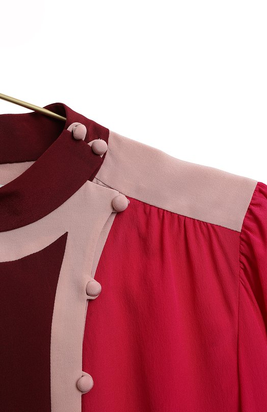 Шелковая блузка | Valentino | Розовый - 3