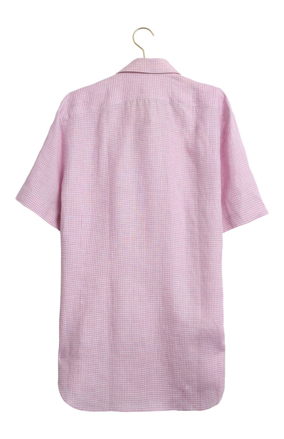 Льняная рубашка | Kiton | Розовый - 2