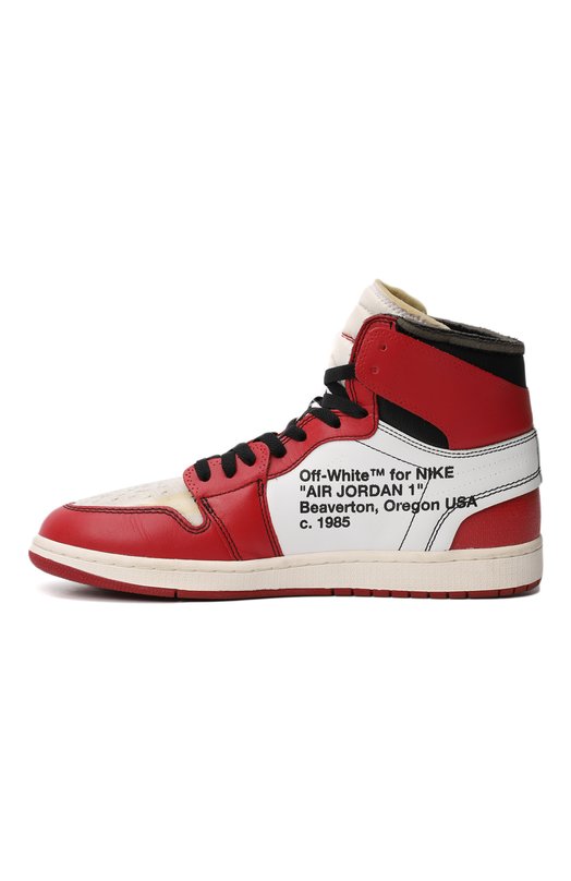 Кеды Off-White x Nike Air Jordan 1 Retro High Chicago | Nike | Красный - 6