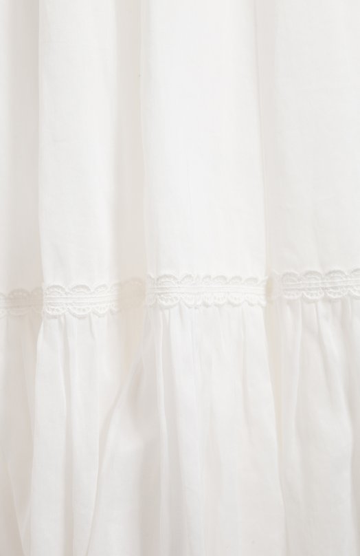 Хлопковое платье | Saint Laurent | Белый - 3