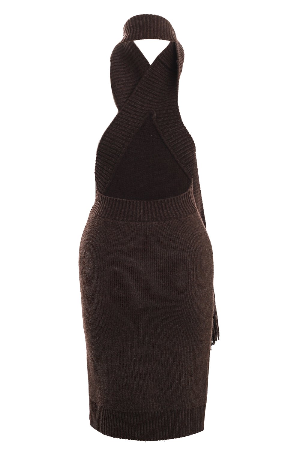 Шерстяное платье | Bottega Veneta | Коричневый - 2