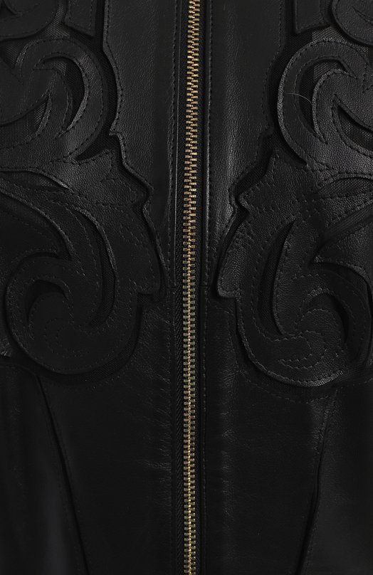 Кожаный жакет | Versace | Чёрный - 3