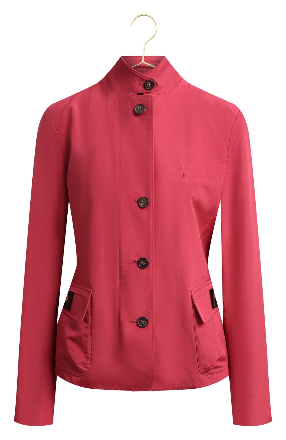 Куртка из шелка и хлопка | Loro Piana | Розовый - 1