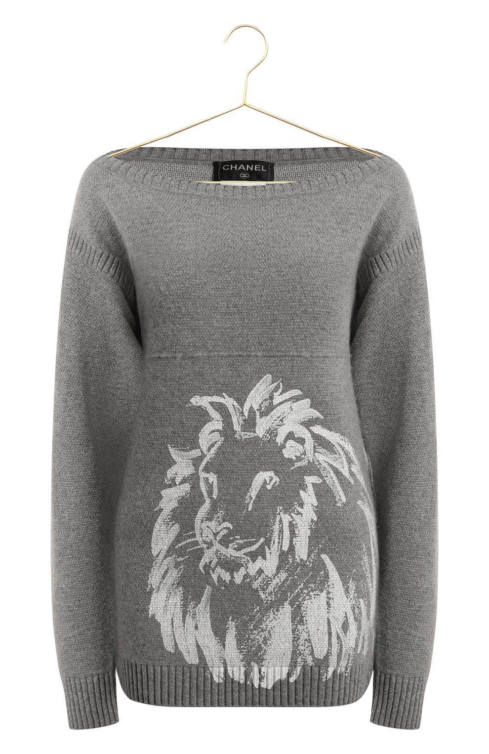 Кашемировый свитер | Chanel | Серый - 1