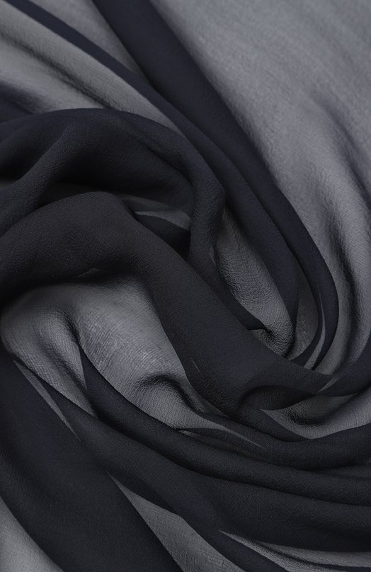 Шелковый шарф | Chanel | Чёрный - 2