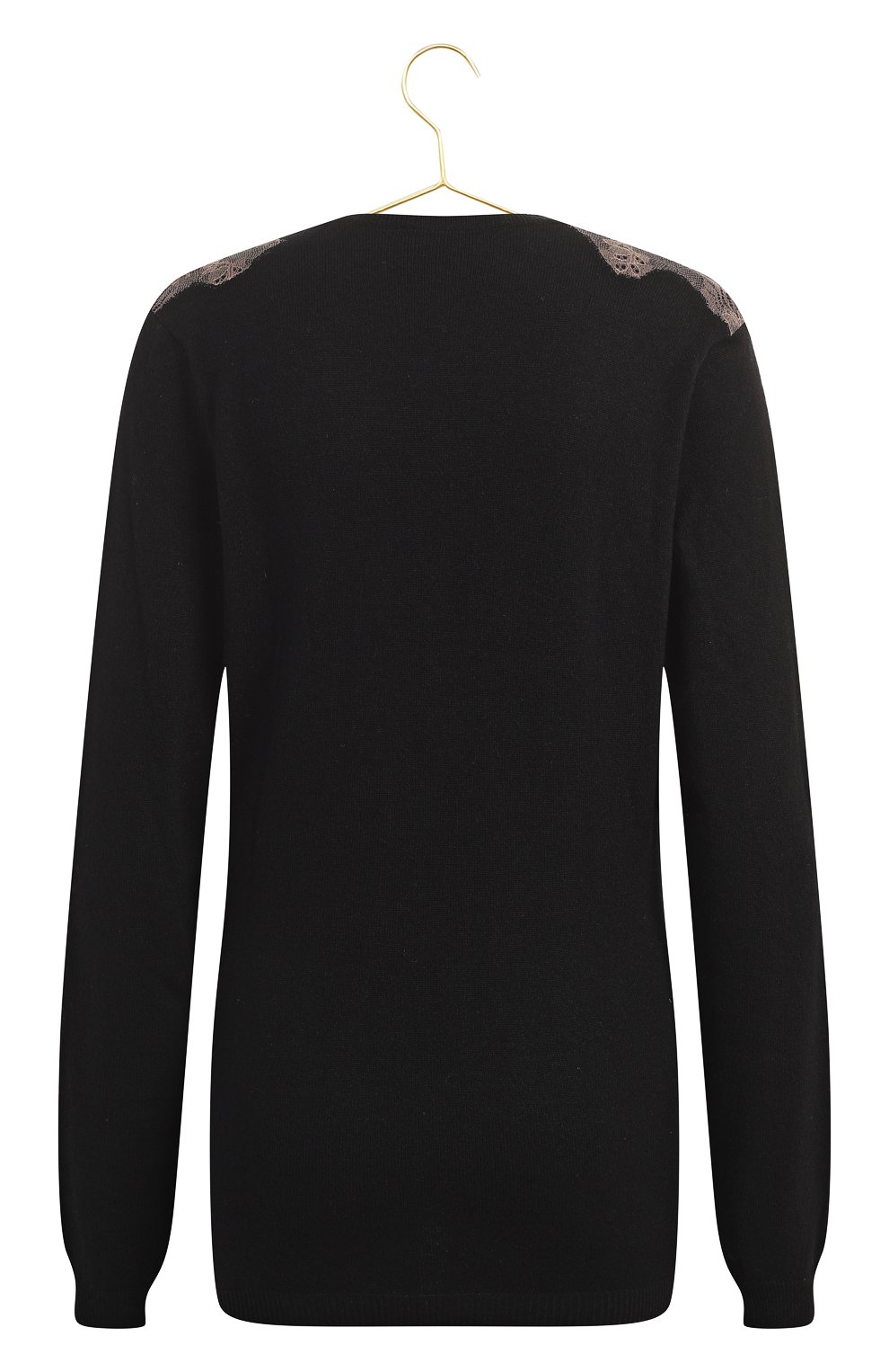 Пуловер из шерсти и шелка | Valentino | Чёрный - 2