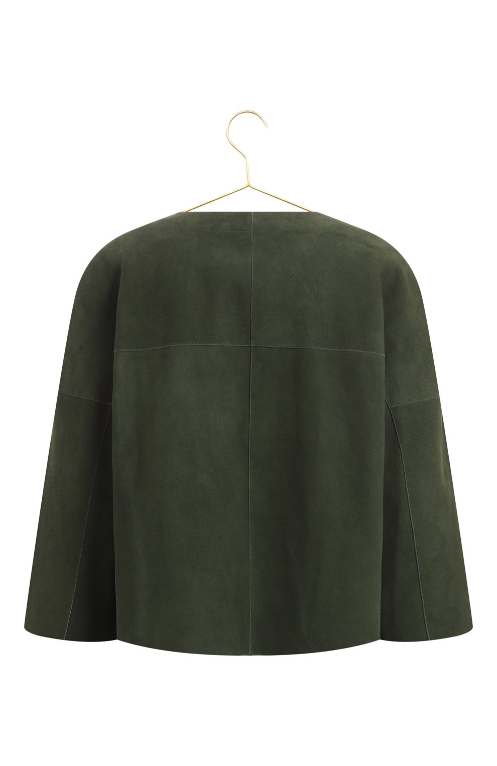Двусторонняя куртка из кожи | DROMe | Зелёный - 2