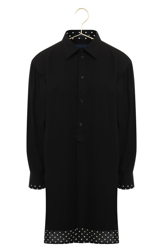 Хлопковая блузка | Yohji Yamamoto | Чёрный - 1