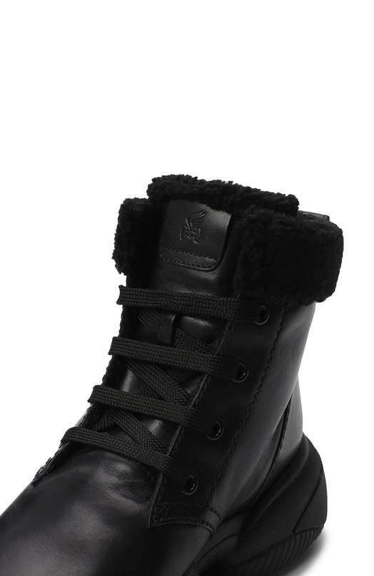 Кожаные ботинки | Hogan | Чёрный - 8