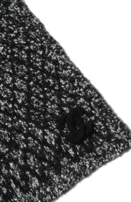 Кашемировый шарф | Chanel | Чёрно-белый - 2