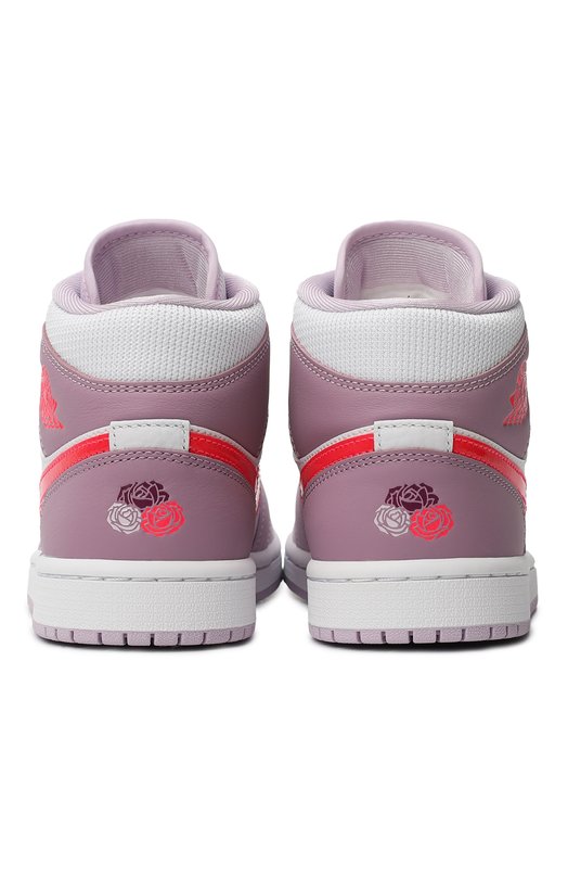 Кеды Air Jordan 1 Mid Valentines Day | Nike | Фиолетовый - 3