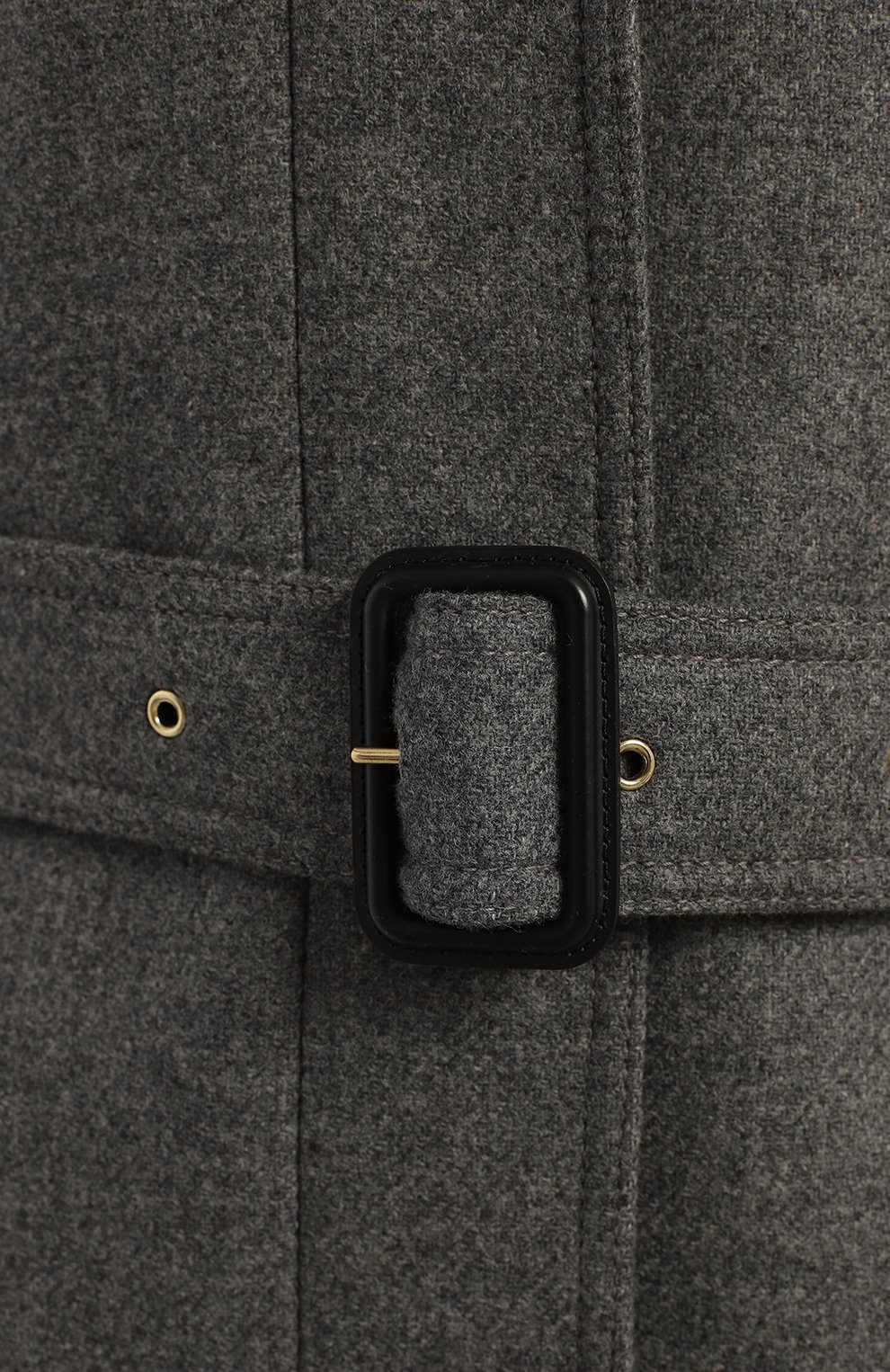 Шерстяное пальто | Burberry | Серый - 3