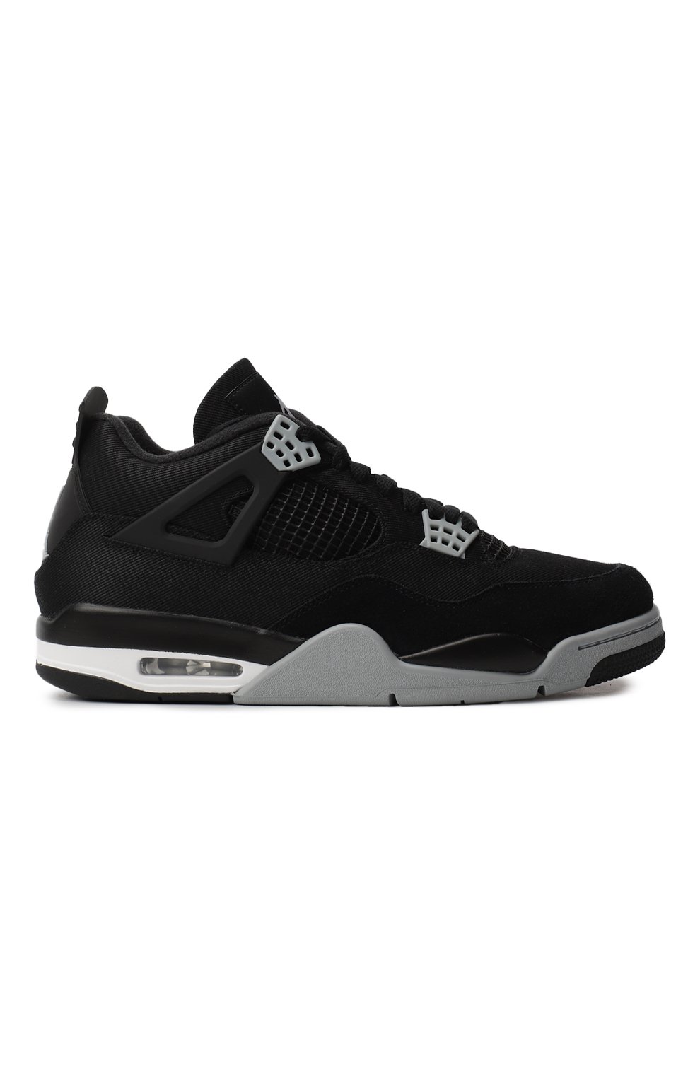 Кроссовки Air Jordan 4 Retro SE Black Canvas | Nike | Чёрный - 5