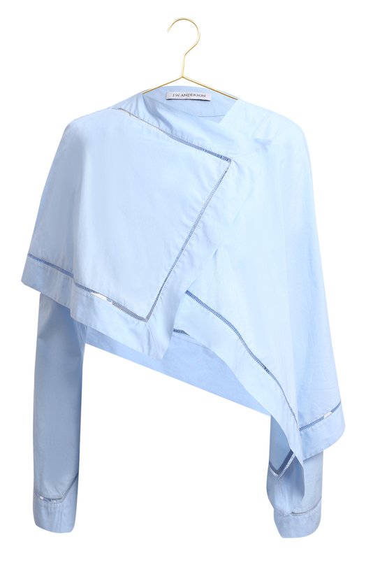 Хлопковая блузка | JW Anderson | Голубой - 1