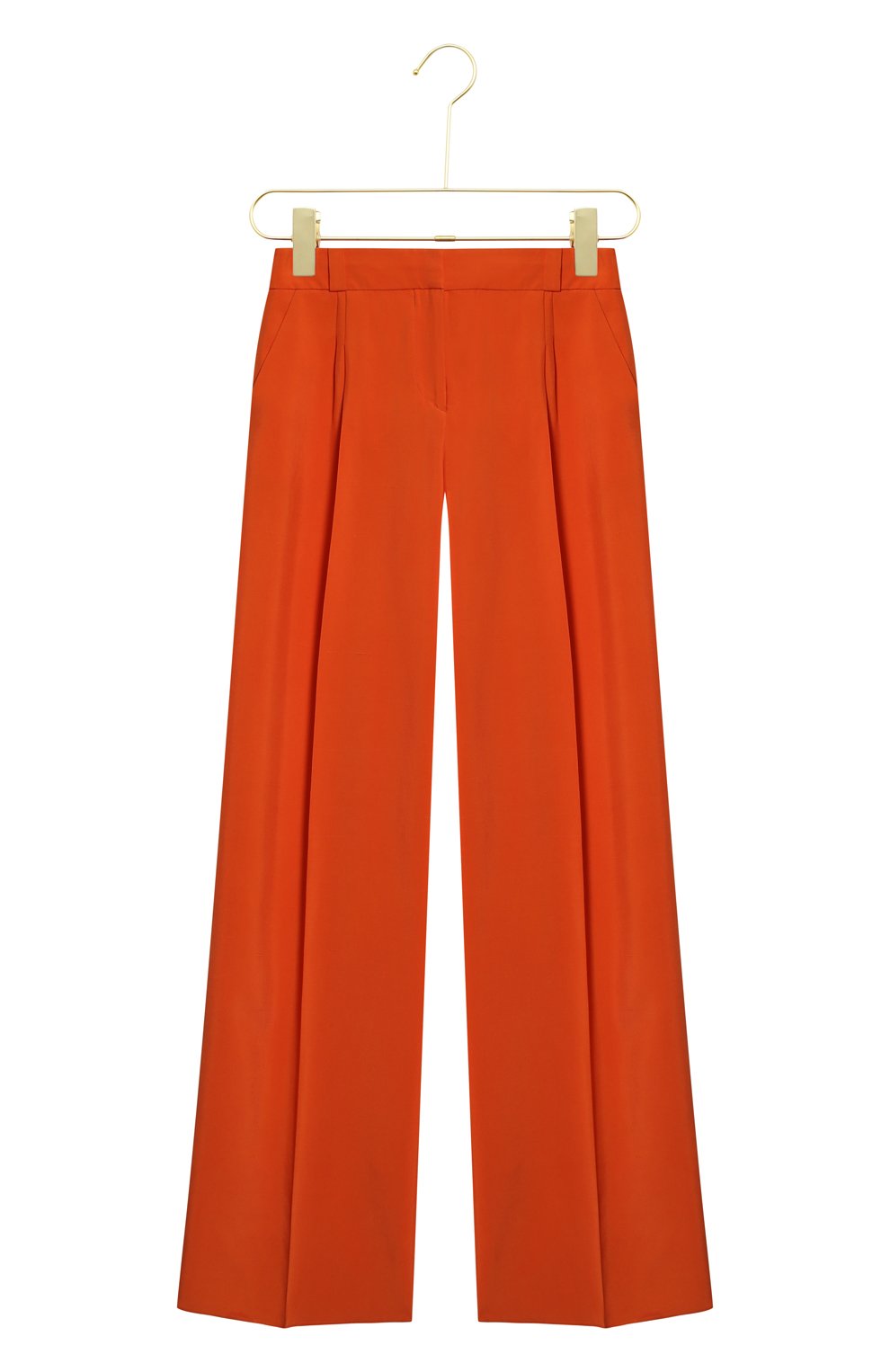 Шелковые брюки | Giorgio Armani | Оранжевый - 1