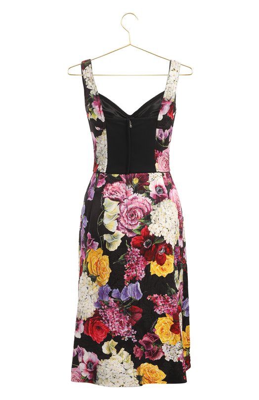 Платье из хлопка и вискозы | Dolce & Gabbana | Разноцветный - 2