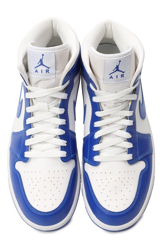 Кеды Air Jordan 1 Mid Kentucky Blue | Nike | Синий - 2