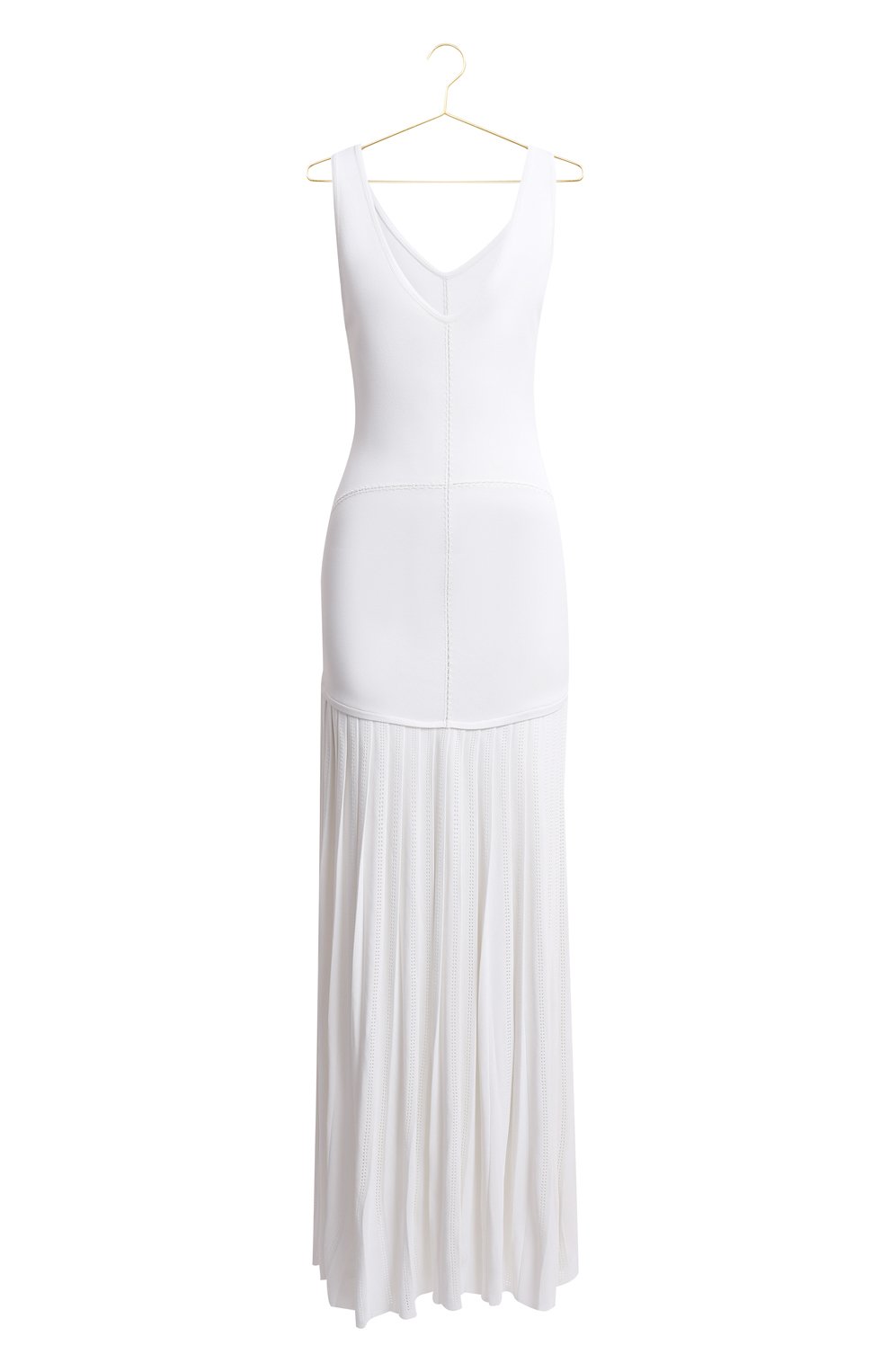 Платье из вискозы | Alaia | Белый - 2