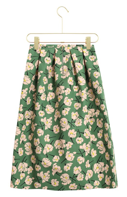 Хлопковая юбка | Rochas | Зелёный - 2