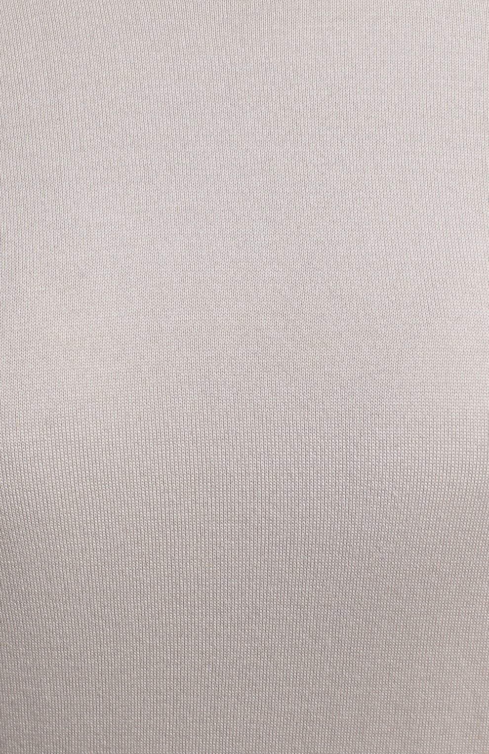 Пуловер из шелка и хлопка | Loro Piana | Серый - 3