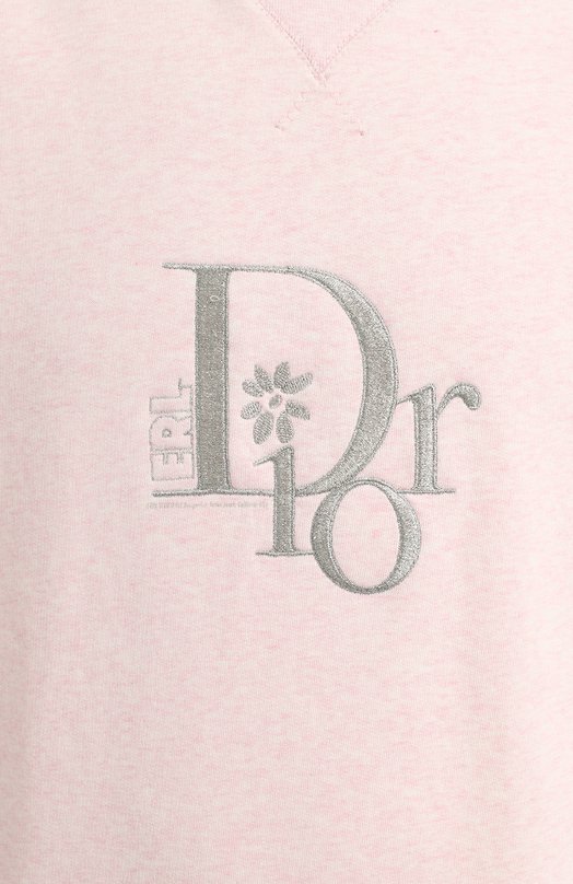 Хлопковый свитшот | Dior | Розовый - 3