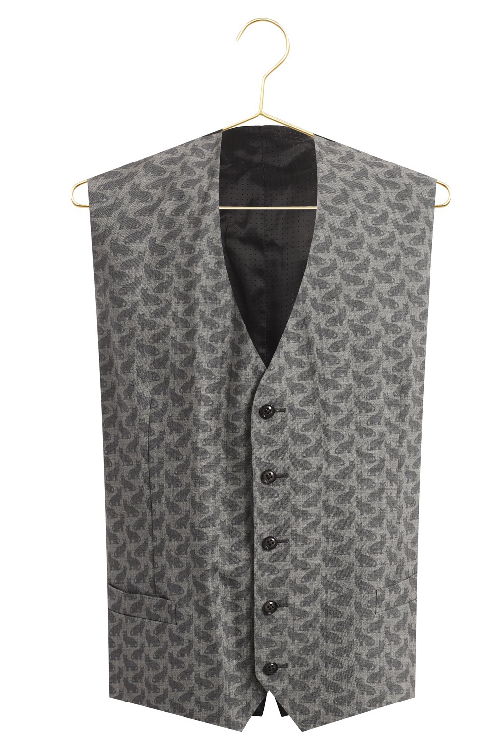 Комплект из пиджака и жилета | Dolce & Gabbana | Серый - 6