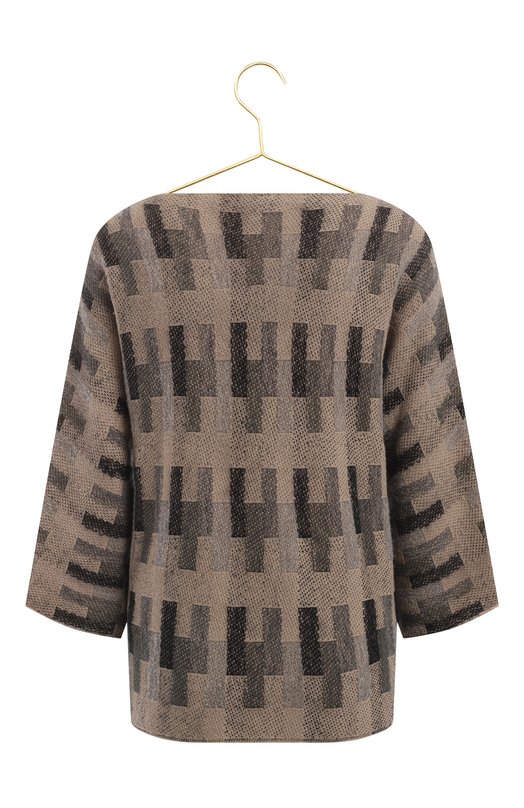 Пуловер из кашемира и шерсти | Giorgio Armani | Коричневый - 2