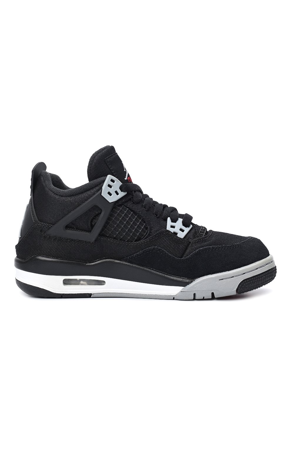 Кроссовки Air Jordan 4 Retro SE GS "Black Canvas" | Nike | Чёрный - 5