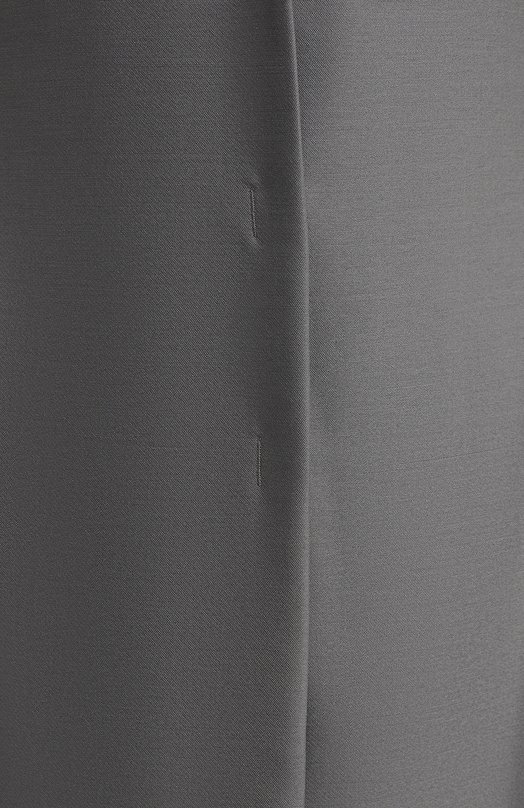 Пальто из шерсти и шелка | Salvatore Ferragamo | Серый - 3