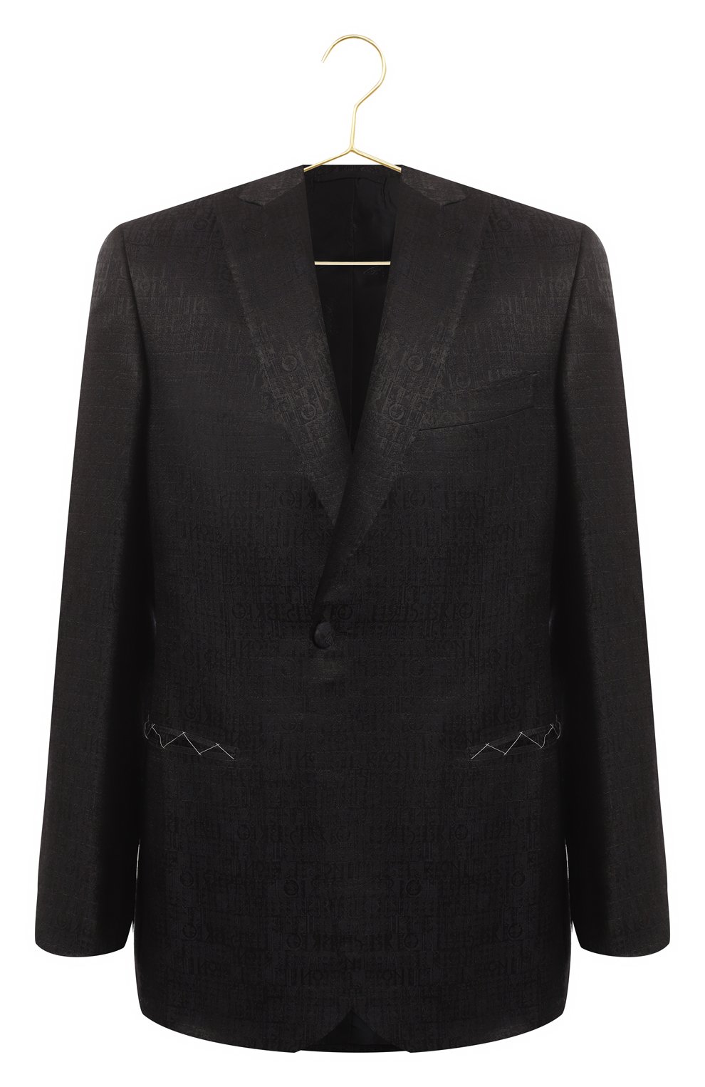 Пиджак из шерсти и шелка | Brioni | Чёрный - 1