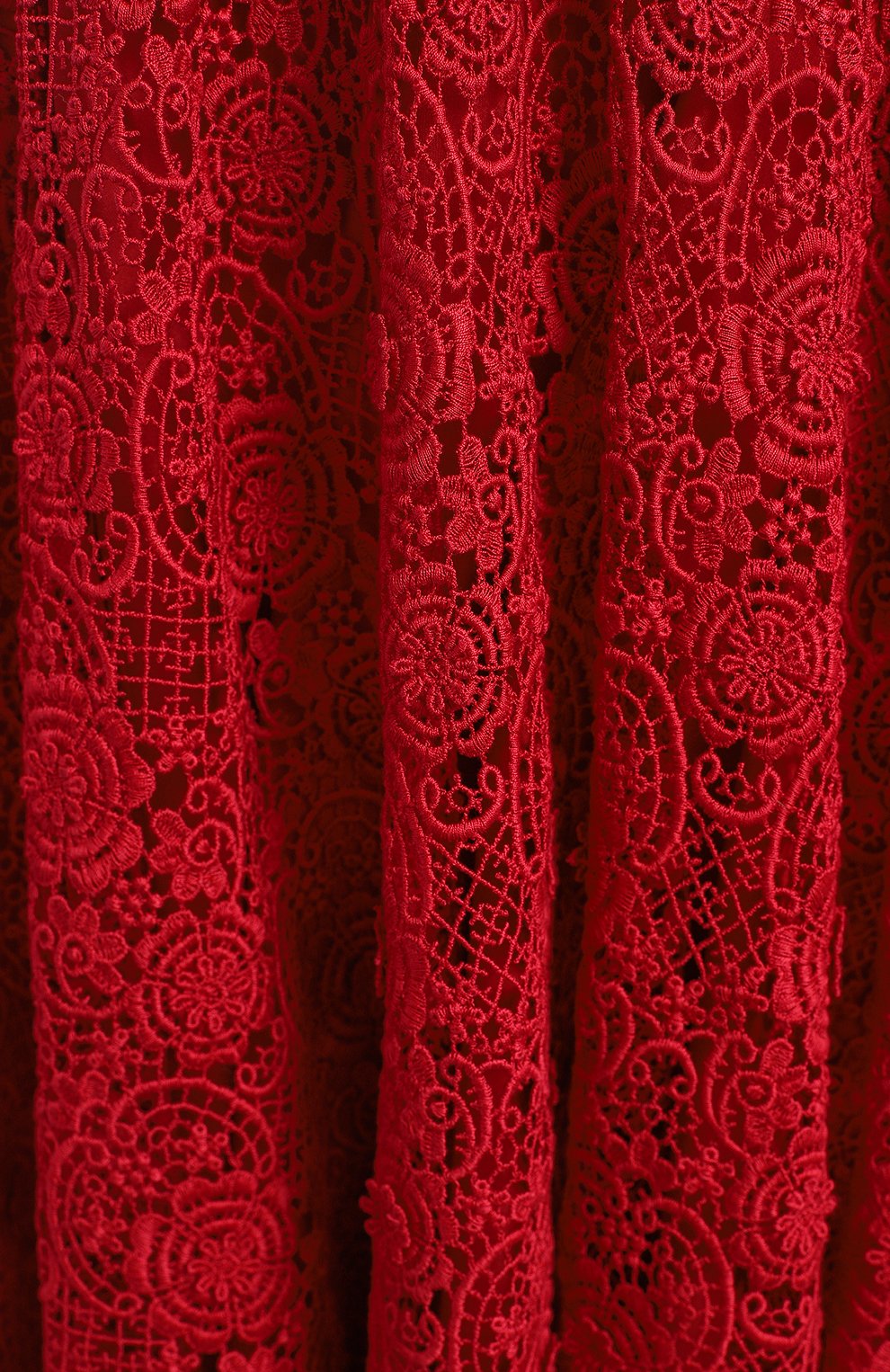 Хлопковое платье | Dolce & Gabbana | Красный - 3