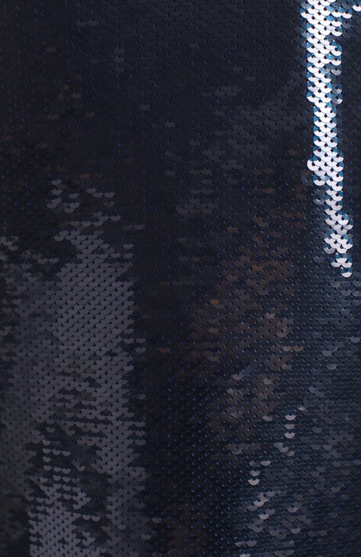 Платье с отделкой пайетками | Saint Laurent | Синий - 3