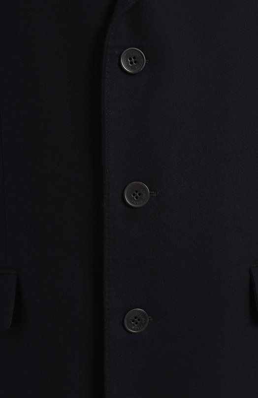 Шерстяное пальто | Loro Piana | Синий - 3