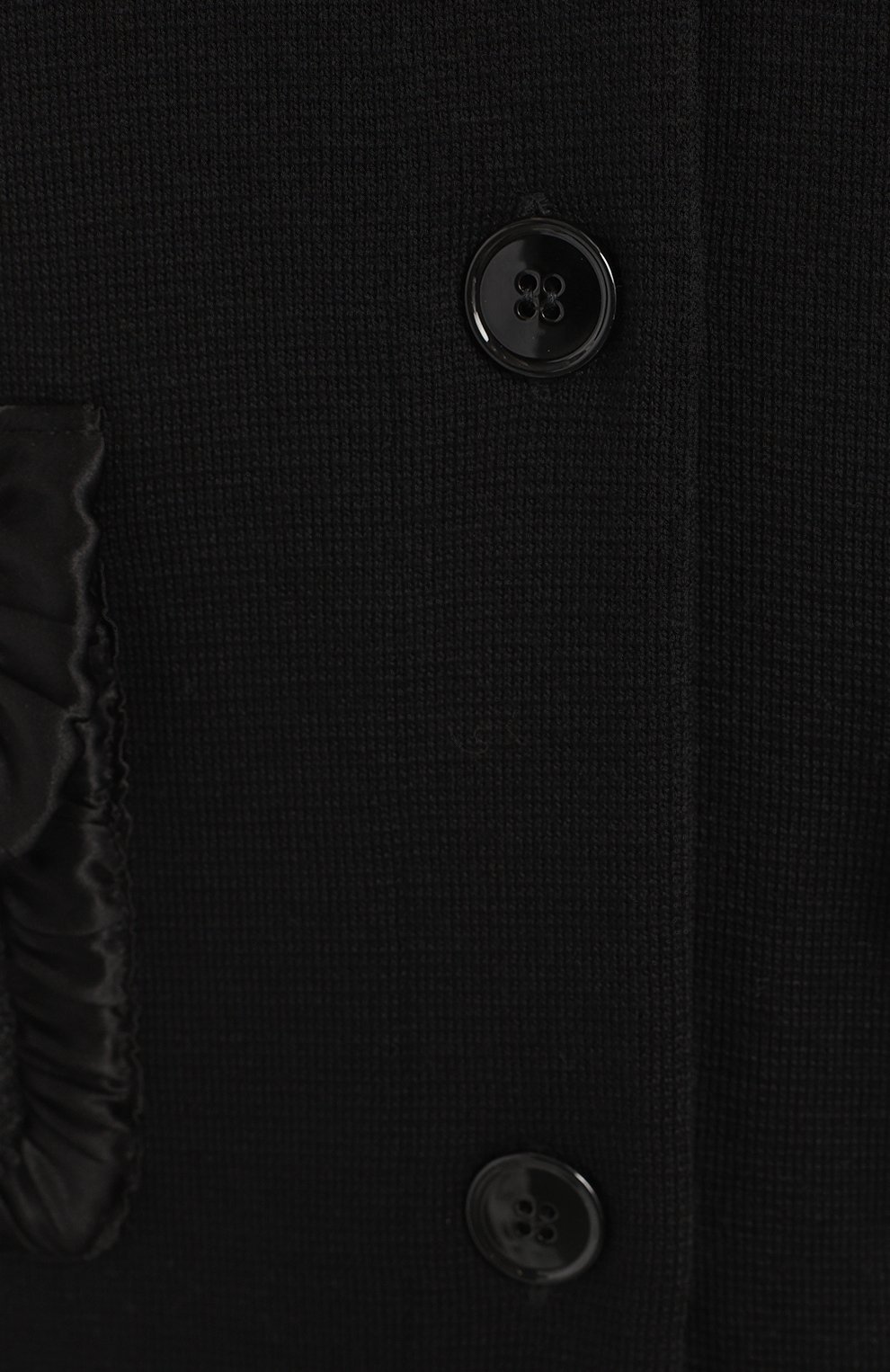 Платье из шерсти и шелка | Dolce & Gabbana | Чёрный - 3