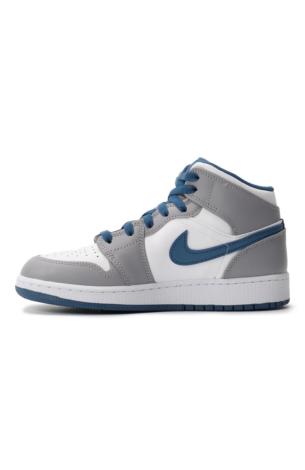 Кеды Jordan 1 Mid True Blue Cement | Nike | Серый - 6