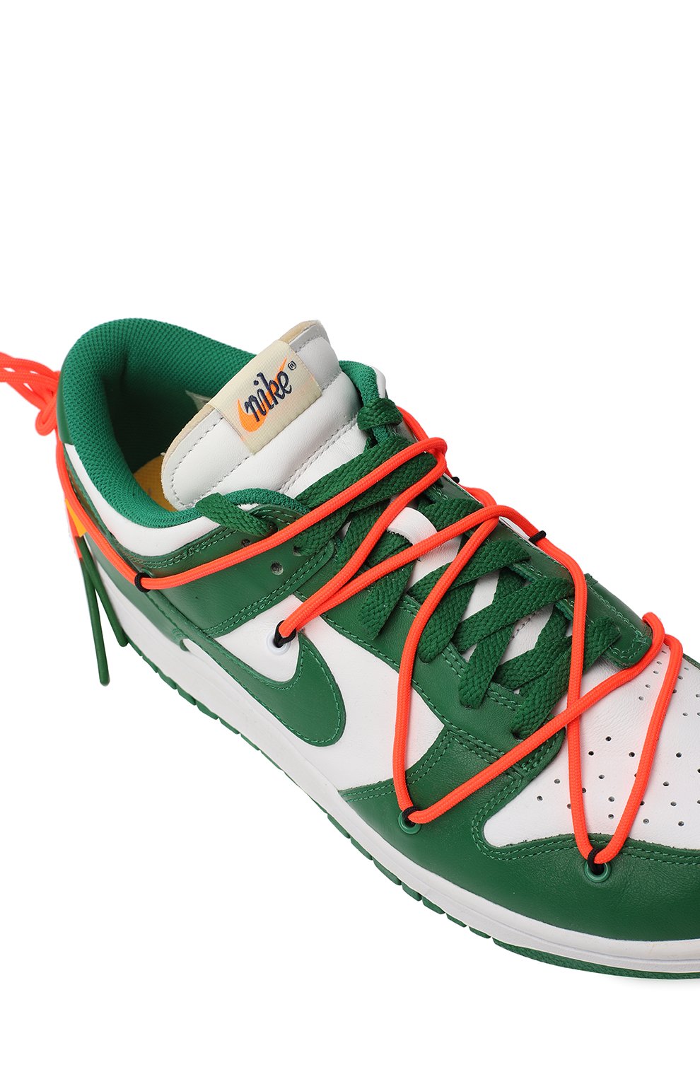 Кеды Nike Dunk Low x Off-White | Nike | Зелёный - 8