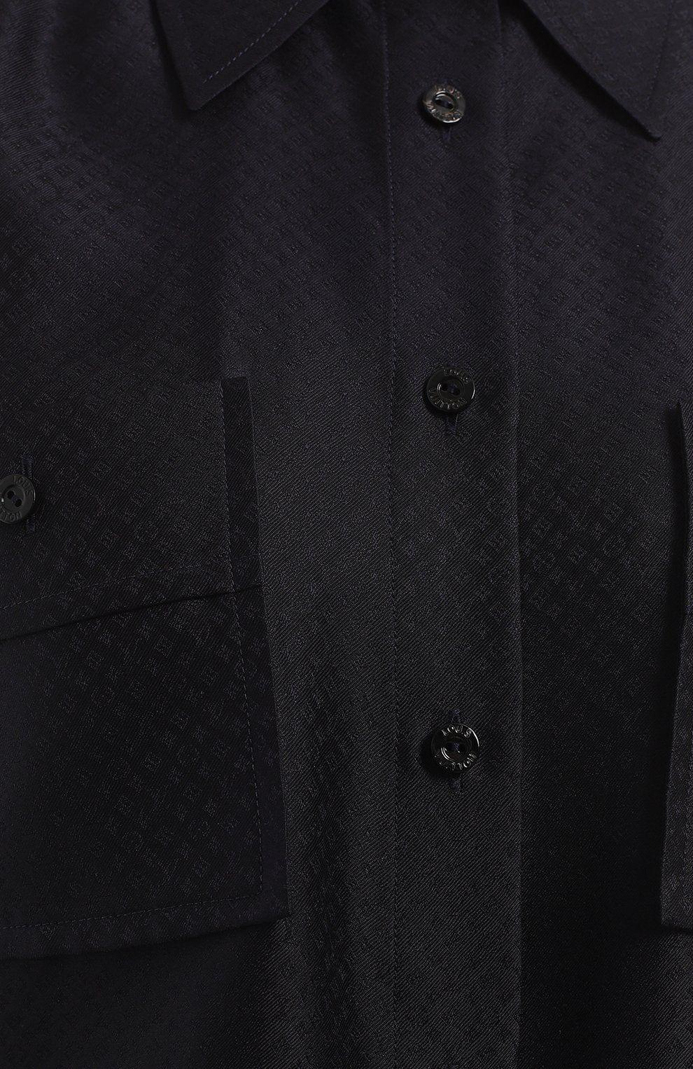 Шелковая рубашка | Louis Vuitton | Синий - 3